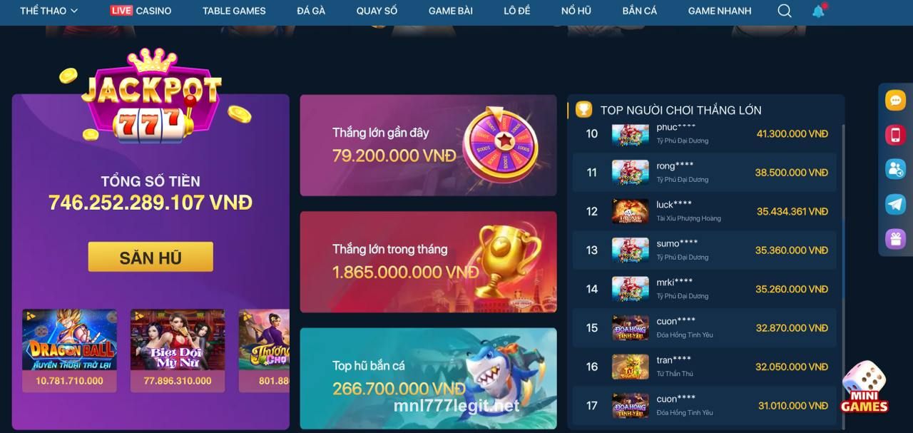 MNL777 Jackpot Winner